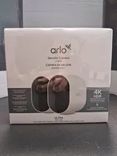 NEW Arlo Ultra Security Camera 4K 3rd Gen, 2 Cameras with Smart Hub