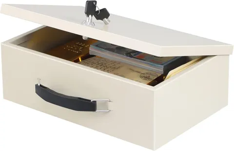 Fire Resistant Safe Fire Safe Box with Key Lock for Home Office Security Storage