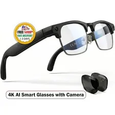 Lentes con Camara Espia Escondida Oculta Espejuelos Espias Grabador Escondida