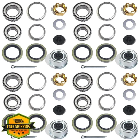 OZISENS 4 Sets 7000lb Trailer Axle Hub Bearings Kit