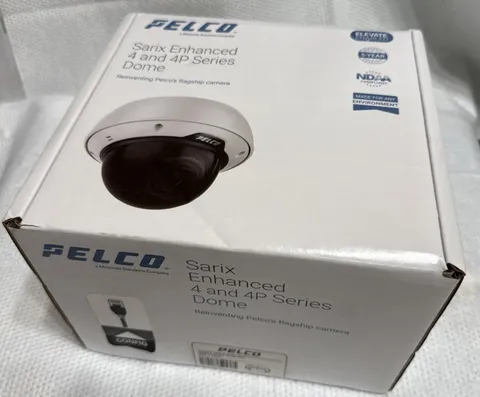 Pelco SRXE4-4V29-EMD-IR1 4 Megapixel Outdoor IR Dome Camera with 10.9-29mm   NIB