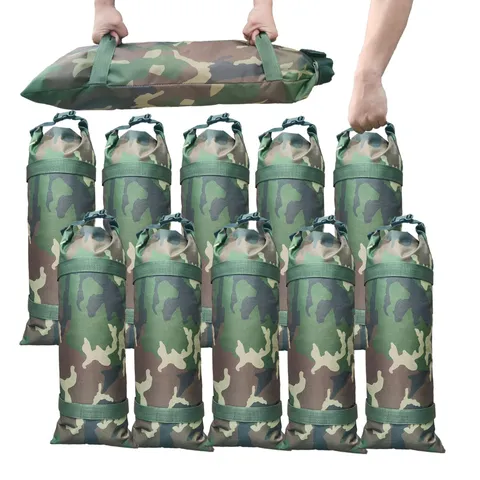 Flood Barrier Sand Bags camouflage Canvas Flood Protection Sandbags Reusable ...