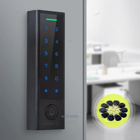 HOMSECUR Waterproof IP66 APP WIFI Password RFID Keyfob Access Control 125Khz
