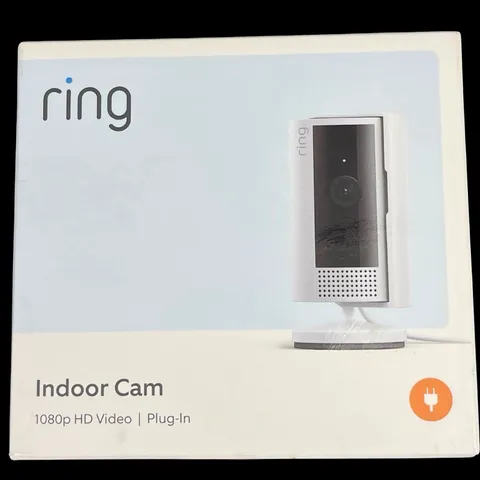 Ring Indoor Cam 2nd Gen White 1080p HD Video Plug-In Security Camera