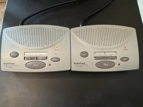 2-Radio Shack 43-3105 3-Channel FM Wireless Intercom System -*TESTED*