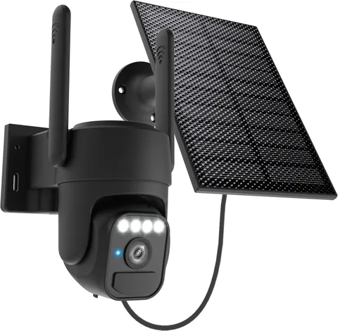 Solar Camera Outdoor Wireless, 360° Cameras for Home Security, Two-Way Talk, ...
