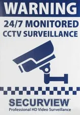 24/7 CCTV Warning Signs