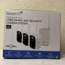 Swann MaxRanger4K Mini Wireless NVR Security System • 3-Pack 