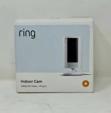 Ring Indoor Cam White 1080p HD Video New In Box