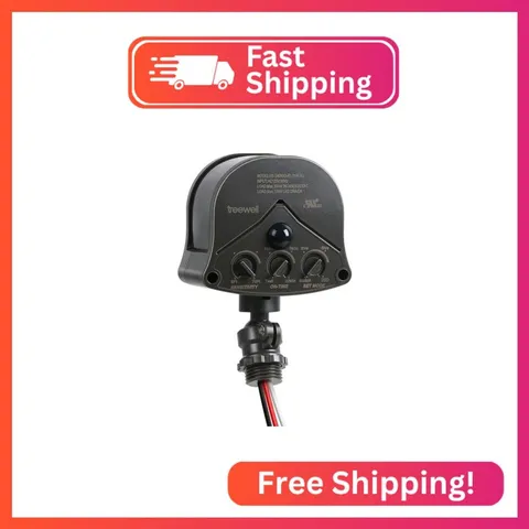 TREEWELL 240° & 360° Replacement Motion Sensor, Adjustable Time & Detection Sens