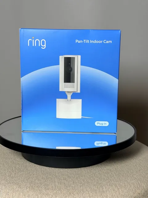 Ring Pan-Tilt Indoor Security Camera, 360° View, 1080p HD, Two-Way Talk