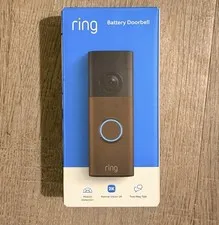 Ring Battery Doorbell Camera (2026 Model) 2K - Matte Bronze - New, Sealed