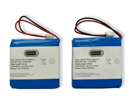 2 x Pyronix DELTABELL Siren DELTABB-WE 3V Pair Bell Box Alarm Battery