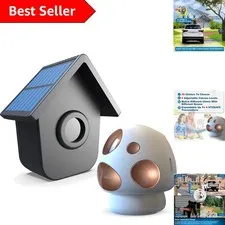 1/2 Mile Long Range Solar Motion Detector - Compact Wireless Security System