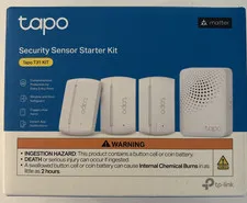 Tapo Security Sensor Starter Kit T31  Kit Smart Hub Contact Sensors White