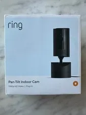 Ring Pan-Tilt Indoor Cam (Black) - 1080p HD Video | Plug-In