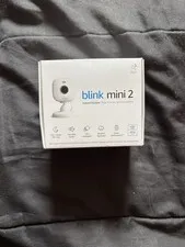 Blink Mini 2 Wired Indoor/Outdoor Smart Security Camera with 1080p HD White