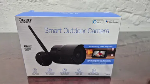 Feit Electric CAM/WM/WiFi 1080p Outdoor Wall Mount Smart Wi-Fi Camera - Black
