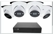 Swann AdvancedX™ Wired NVR 4K Security Camera System, 8 Channels, 4 PoE Dome