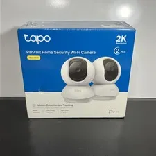 Tapo C210 2K Pan Tilt Security Camera  WiFi Indoor Home App 2 pack NEW/SEALED!!