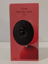 Google Nest Cam Indoor (Wired, 3rd Gen) - Security Camera with 2K Video - Berry