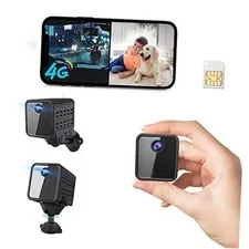 4K Cellular Security Camera, No WiFi Camera SIM Card Included, Not Support