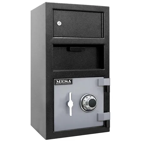 MESA SAFE COMPANY MFL2014CK Cash Depository Safe,0.8 cu ft,Steel 39J404