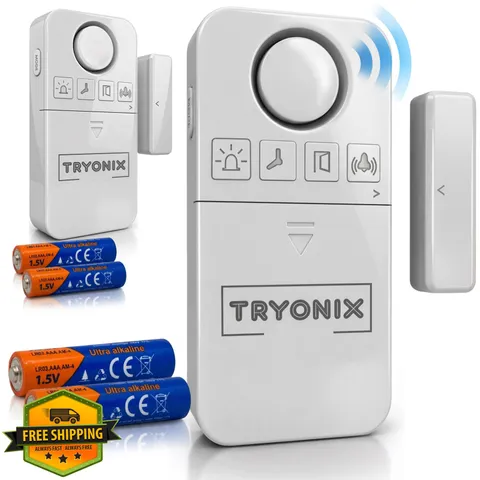 TRYONIX Door Alarm 2 Pack 130dB