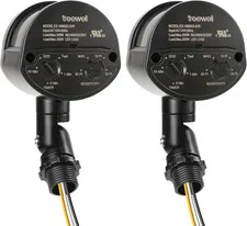 2 Pack Motion Sensor, 180-Degree Replacement Motion Detector, Adjustable Time &