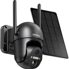 Wireless Outdoor Security Camera 2K WiFi Motion Night Vision Solar Battery