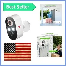 1080P Outdoor Wireless Security Camera for Home Surveillance