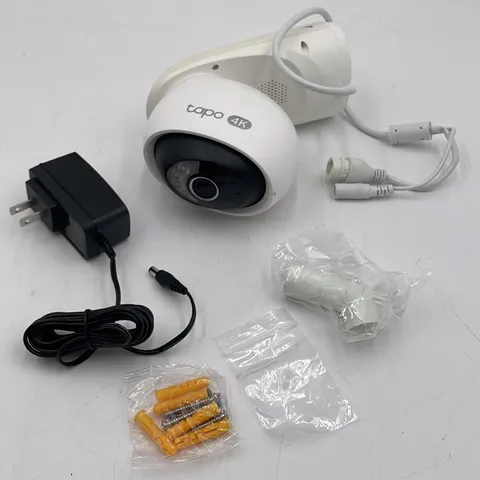 Tapo C560WS 4K 8MP Outdoor Pan/Tilt Security Camera, Wi-Fi, White