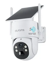 4MP Solar Security Camera Wireless Outdoor PTZ WiFi 6 Alexa blurams