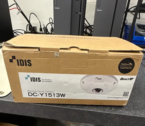 IDIS DC-Y1513W IP/Network Wired Dome Camera, Color, White, 1 Camera