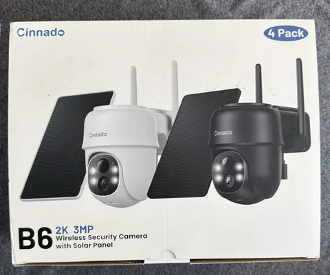 4PCS Cinnado Security Camera Outdoor,WiFi Outdoor Pan-Tilt 360°View AI Detection