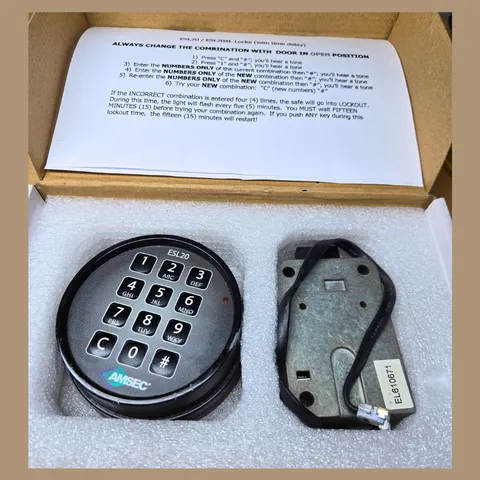 American Security ESL20xl Electronic Keypad & Lock