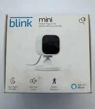 Blink Mini Indoor Plug-In Live HD Smart Security Camera