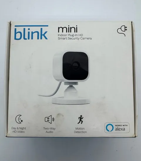 Blink Mini Indoor Plug-In Live HD Smart Security Camera