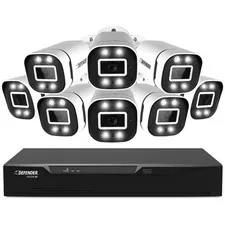 Defender 4K Vision AI Smart 1TB DVR Security System with 8 Cameras 4K2T8B8V2