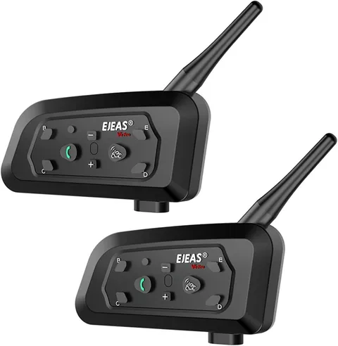 Motorcycle Helmet Bluetooth Headset Intercom, 800M Range, IP65 Waterproof Blueto