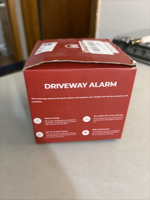 Wireless Driveway Alarm By EMacros. Open Box