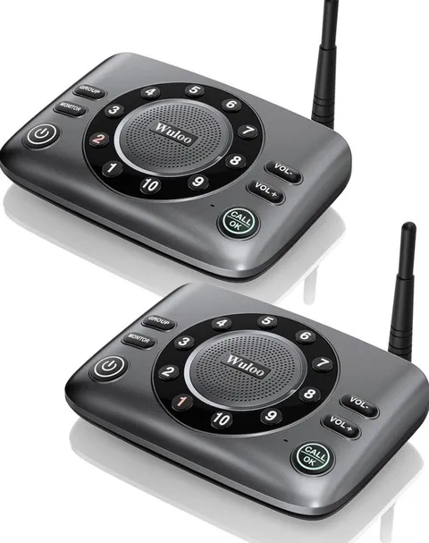 Wuloo Wireless Home Intercom System 2 Pack -S600-P2