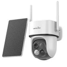 Wansview B7 Security Camera Outdoor 360°PTZ Wireless Ai Detection +Solar Panels