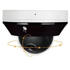 6MP Mini PTZ Dome PoE IP Camera Outdoor with Pan Tilt, 3X Zoom, 2.8-8mm Motor...