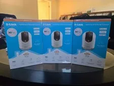 D-Link DCS-8526LH Wi-Fi Security Camera Unopened Set Of 3