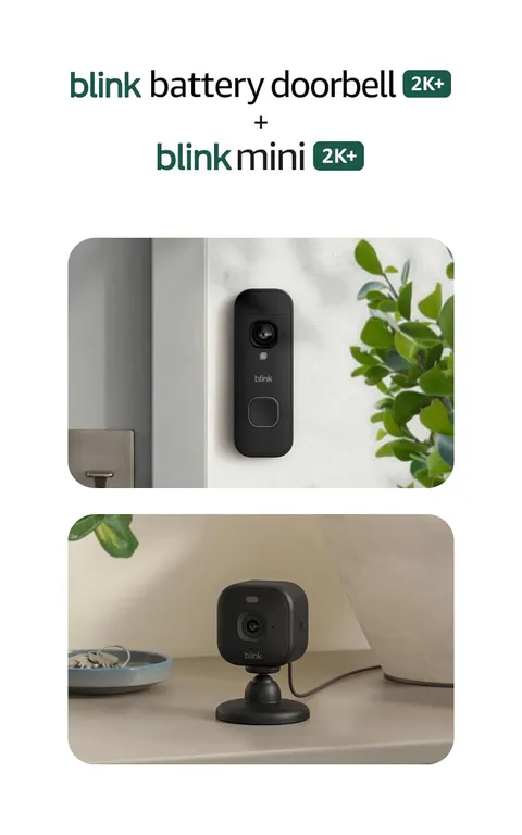 Battery Doorbell 2K+ (Newest Model) and Mini 2K+ (Newest Model) — 2K Video Resol