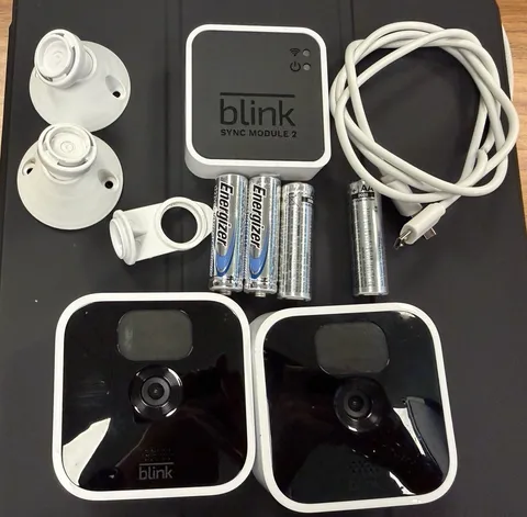 Blink Outdoor 3rd Gen Battery Powered Security Cameras, 2-Camera System - White