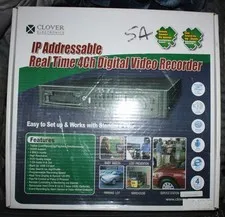 NIB NOS Clover CDR 4570 Stand Alone Digital Video Recorder 4 channel 2 RAID