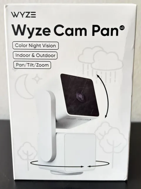 Wyze Cam Pan V3 1080p Indoor/Outdoor Wi-Fi Pan Tilt Zoom Smart Home Camera NEW