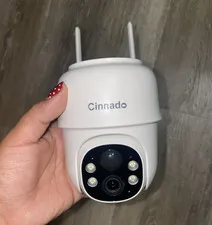 Cinnado Security Camera B6 2K Wi‑Fi IP Pan/Tilt Night Vision Cam